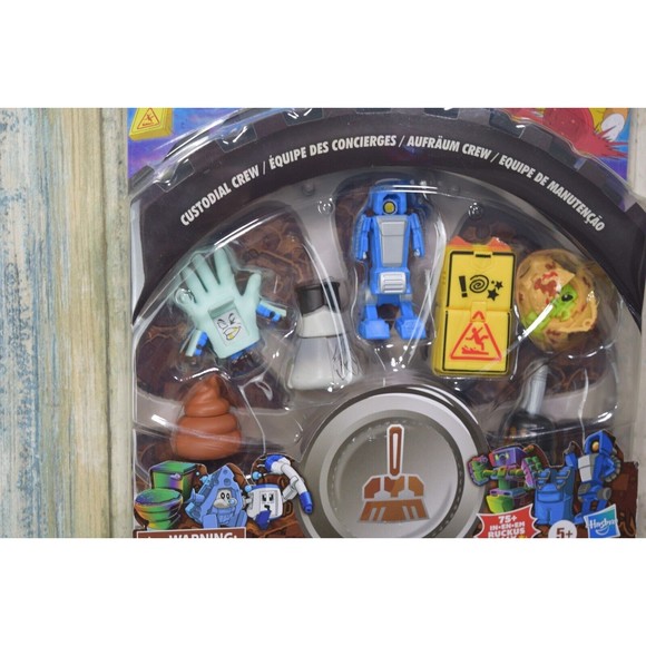 Transformers BotBots Custodial Crew Figure Pack Ruckus Rally Netflix - Picture 2 of 3